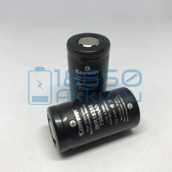 KeepPower IMR18350 750mAh 8A Akkumulátor