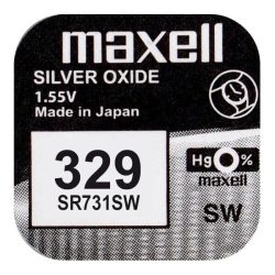 Maxell 329 / SR731SW Ezüst-Oxid Gombelem