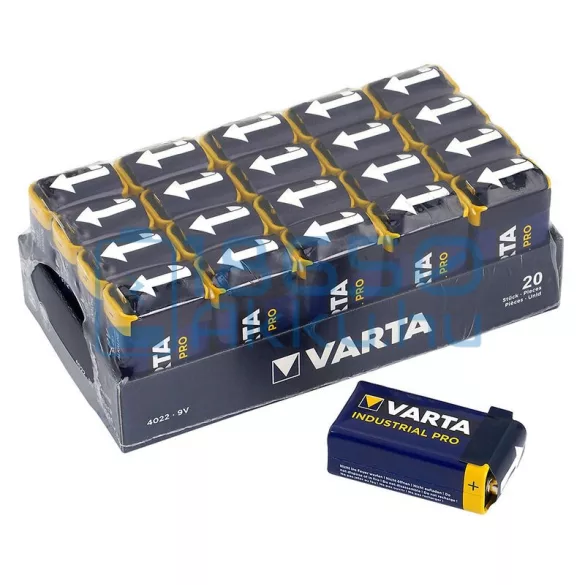 Varta Industrial Pro 6LR61 9V Alkáli Elem