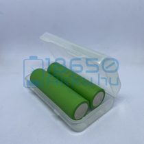   KeepPower 2 db x 18650 akku/akkumulátor tartó/tároló tok/doboz (kerekített)