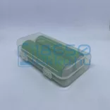 KeepPower 2 db x 18650 akku/akkumulátor tartó/tároló tok/doboz (kerekített)
