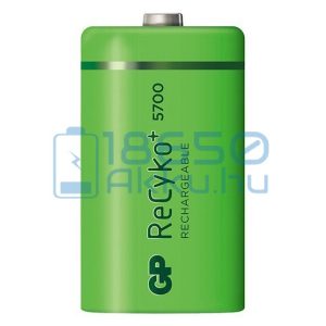 GP ReCyko+ 5700 5700mAh (D / R20) Góliát Újratölthető Elem / Ni-MH Akkumulátor