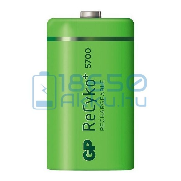 GP ReCyko+ 5700 5700mAh (D / R20) Góliát Újratölthető Elem / Ni-MH Akkumulátor