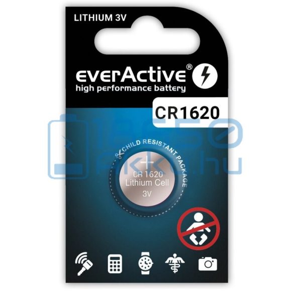 EverActive CR1620 Lítium Gombelem