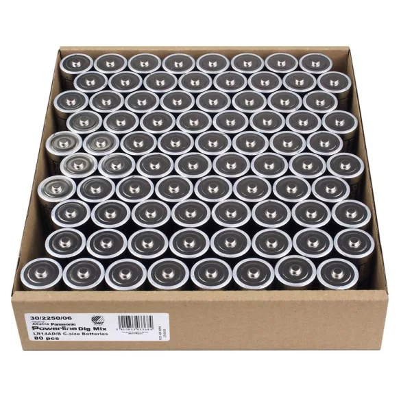 Panasonic Powerline Industrial Alkáli Tartós (C / LR14) Baby Elem (80db)