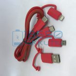 XTAR PDC-3 Univerzális töltő kábel Piros