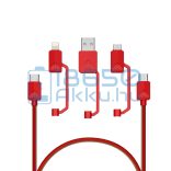 XTAR PDC-3 Univerzális töltő kábel Piros