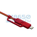 XTAR PDC-3 Univerzális töltő kábel Piros