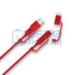 XTAR PDC-3 Univerzális töltő kábel Piros