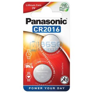 Panasonic CR2016 Lítium Gombelem (2db)