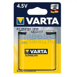 Varta Superlife Cink-Szén Féltartós (3R12) 4,5V Laposelem