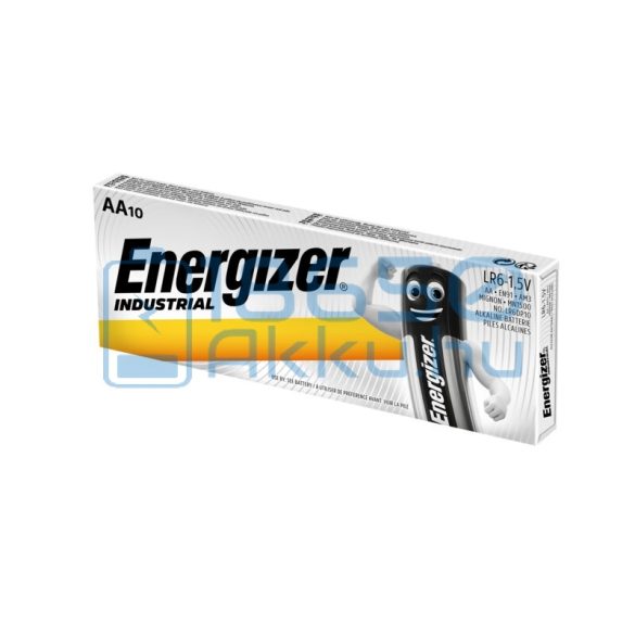 Energizer Industrial Alkáli Tartós (AA / LR6) Ceruza Elem (10db)