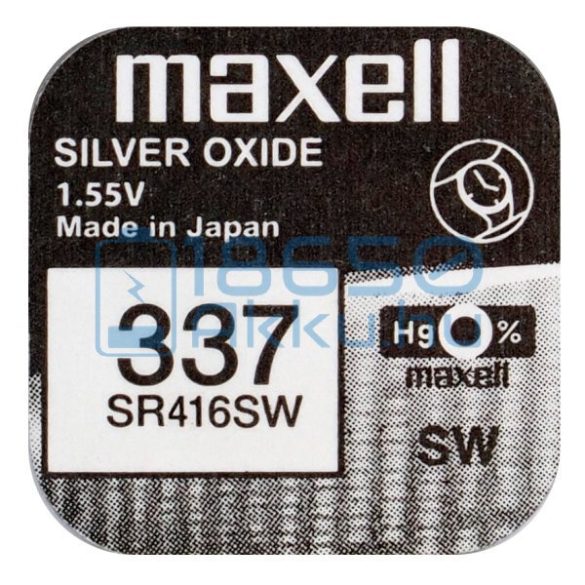Maxell 337 / SR416SW Ezüst-Oxid Gombelem