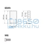 Winston (WB-LYP60AHA) 60Ah LiFePO4 Akkumulátor