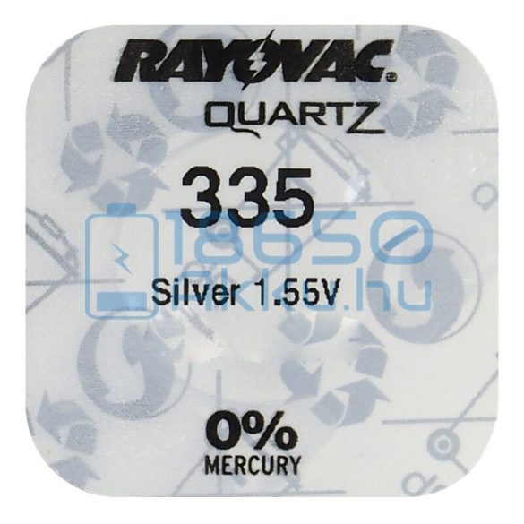 Rayovac 335 Ezüst-Oxid Gombelem