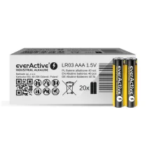   EverActive Industrial Alkáli Tartós (AAA / LR03) Mikro Elem (40db) (20x2)