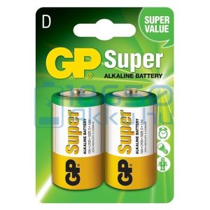 GP Super Alkáli Tartós (D / LR20) Góliát Elem (2db)