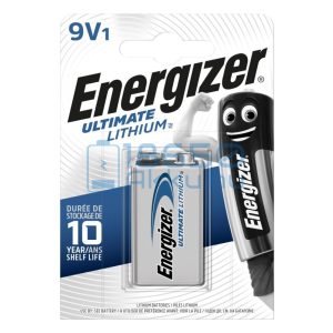 Energizer Ultimate Lithium 6F22 / LA522 9V Extra Tartós Lítium Elem