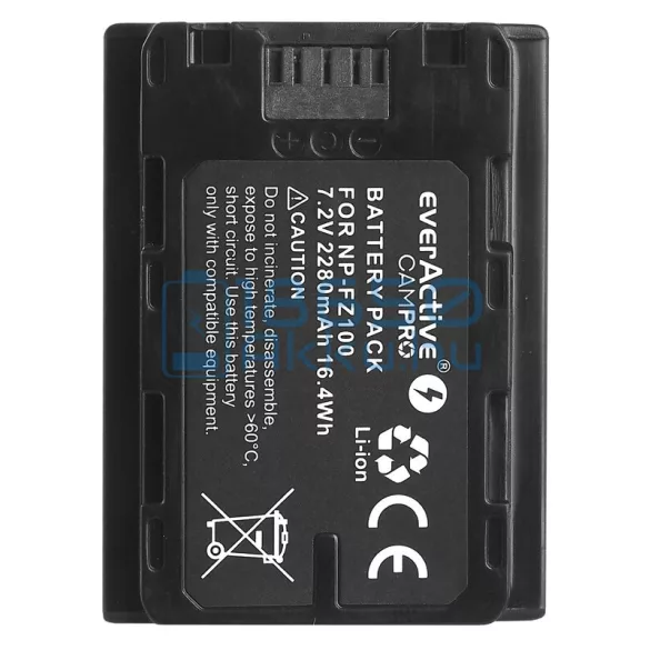 EverActive CamPro (Sony NP-FZ100) Fényképezőgép Akkumulátor (EVB025)