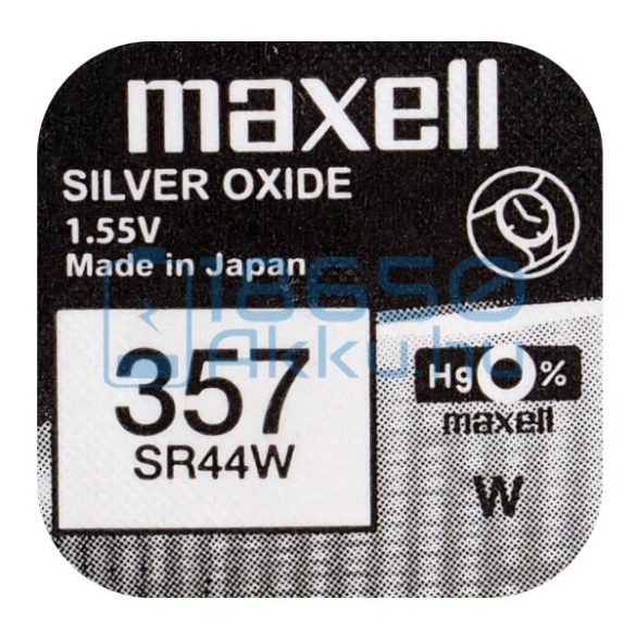 Maxell 357 / SR44W Ezüst-Oxid Gombelem