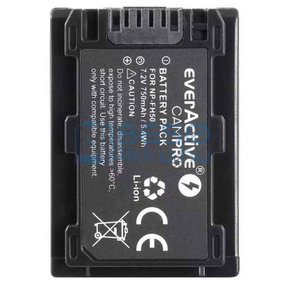 EverActive CamPro (Sony NP-FH50) Fényképezőgép Akkumulátor (EVB003)