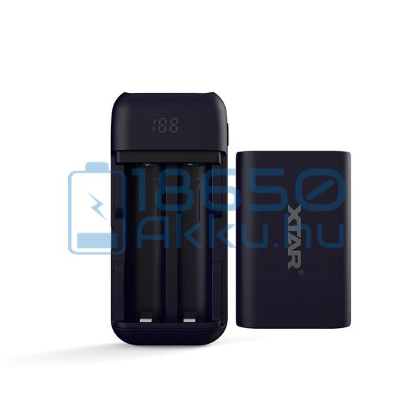 XTAR PB2 Kék Akkumulátor Töltő és Powerbank