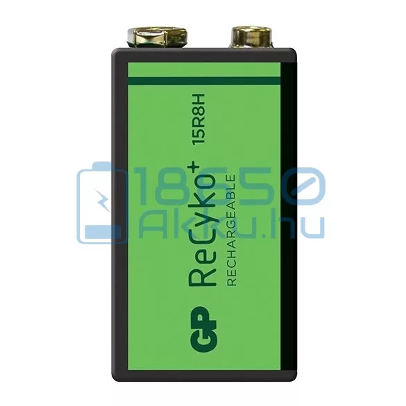 GP ReCyko+ 150 150mAh 6F22 9V Újratölthető Elem / Ni-MH Akkumulátor