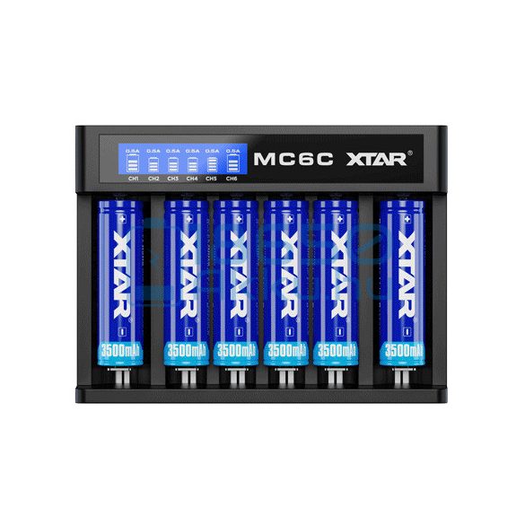 XTAR MC6C Akkumulátor Töltő