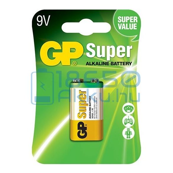 GP Super 6LR61 9V Alkáli Elem