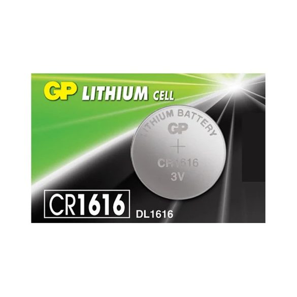 GP CR1616 Lítium Gombelem