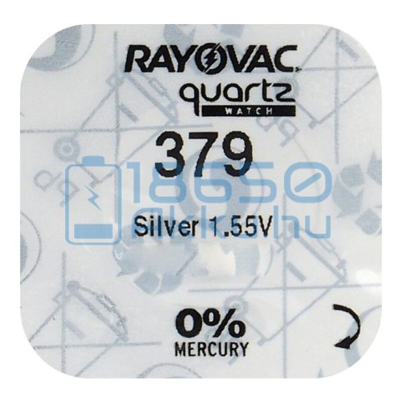Rayovac 379 Ezüst-Oxid Gombelem