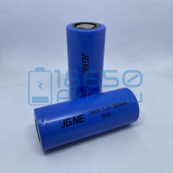 JGNE 26650 3800mAh 11,4A LiFePO4 Akkumulátor