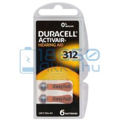 Duracell ActivAir 312 Hallókészülék Elem