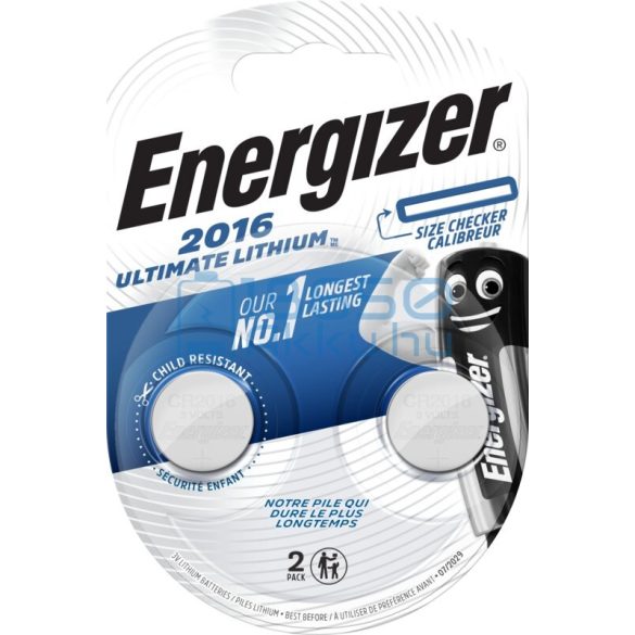 Energizer CR2016 Ultimate Lítium Gombelem (2db)