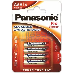 Panasonic Pro Power Alkáli Tartós (AAA / LR03) Mikro Elem (4db)