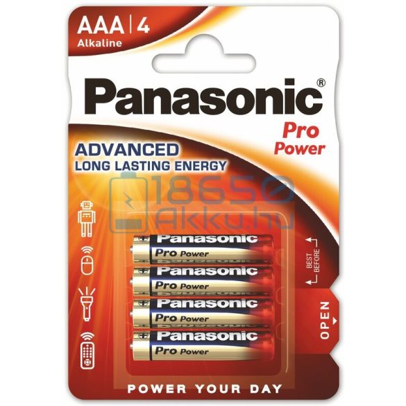 Panasonic Pro Power Alkáli Tartós (AAA / LR03) Mikro Elem (4db)