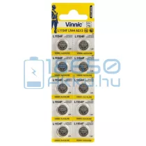 Vinnic AG13 / LR44 / L1154F Alkáli Gombelem (10db)