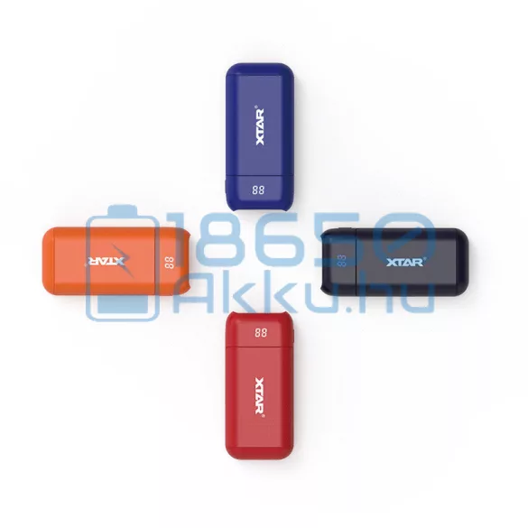 XTAR PB2 Fekete Akkumulátor Töltő és Powerbank