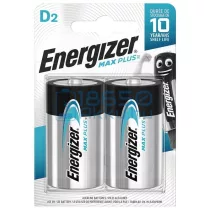   Energizer Max Plus Alkáli Tartós (D / LR20) Góliát Elem (2db)