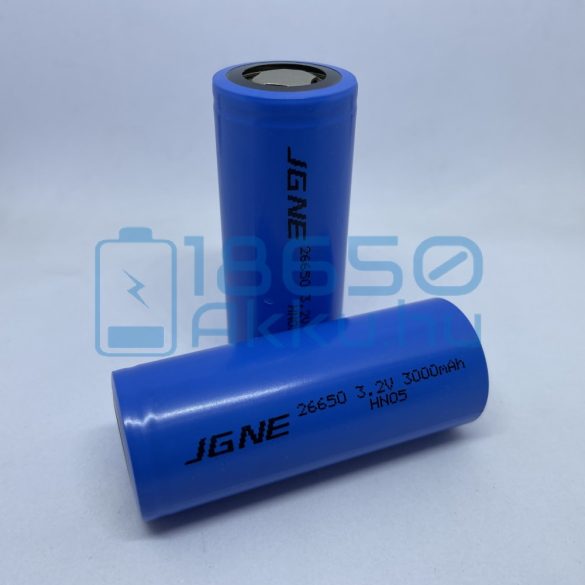 JGNE 26650 3000mAh 30A LiFePO4 Akkumulátor