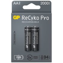   GP ReCyko Pro 2000mAh (AA / R6) Ceruza Újratölthető Elem / Ni-MH Akkumulátor (2db)