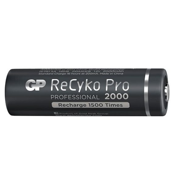 GP ReCyko Pro 2000mAh (AA / R6) Ceruza Újratölthető Elem / Ni-MH Akkumulátor (2db)