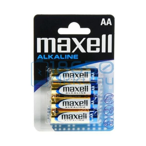 Maxell Alkáli Tartós (AA / LR6) Ceruza Elem (4db)