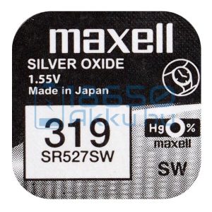 Maxell 319 / SR527SW Ezüst-Oxid Gombelem