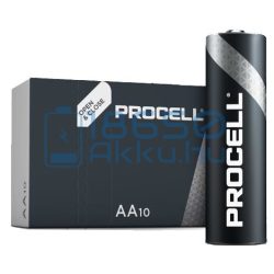   Duracell Procell Alkáli Tartós (AA / LR6 / MN1500) Ceruza Elem (10db)