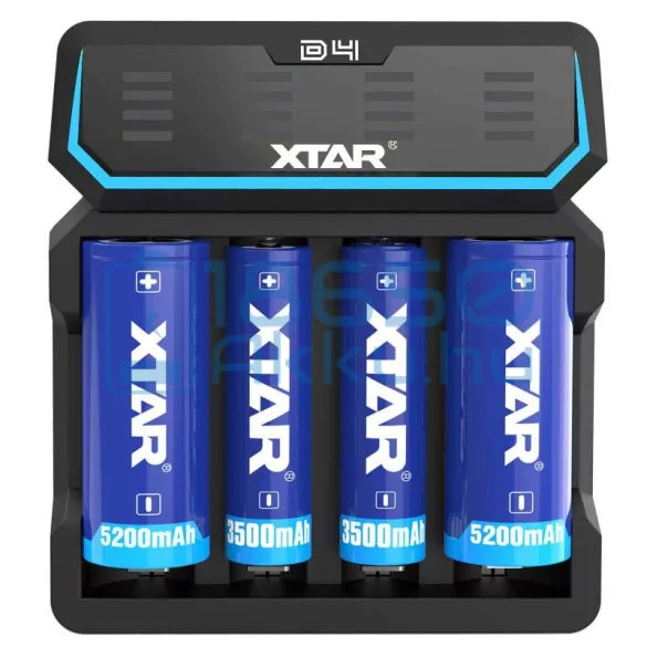 XTAR D4 Akkumulátor Töltő