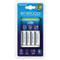   Panasonic Eneloop BQ-CC17 Ni-MH Akkumulátor Töltő + 4db 1900mAh (AA / R6) Ceruza Újratölthető Elem