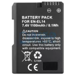 EverActive CamPro (Nikon EN-EL14) Fényképezőgép Akkumulátor (EVB013)