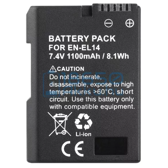 EverActive CamPro (Nikon EN-EL14) Fényképezőgép Akkumulátor (EVB013)