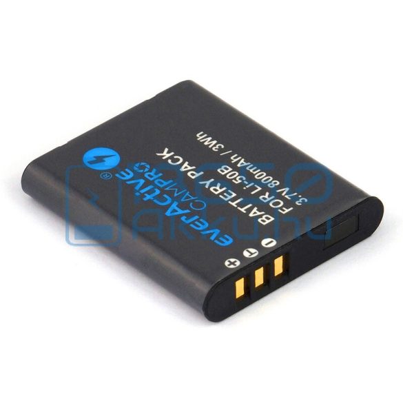 EverActive CamPro (Olympus LI-50B) Fényképezőgép Akkumulátor (EVB008)